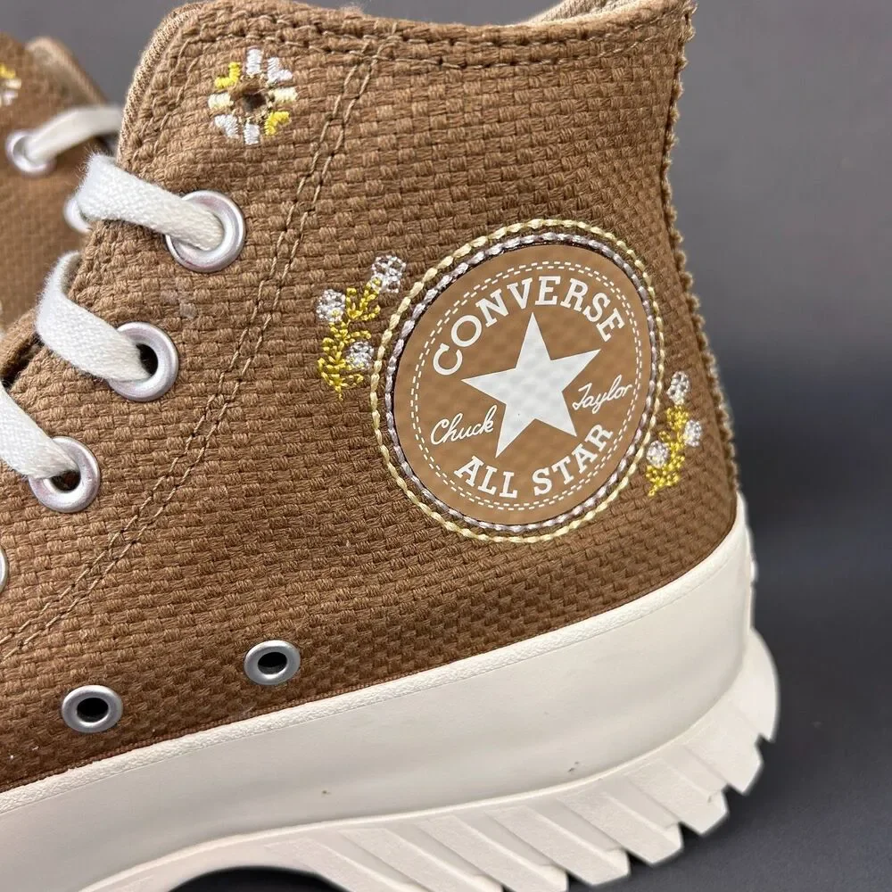 Converse Chuck Taylor All Star Lugged Autumn Embroidery Sneakers Shoes 8.5